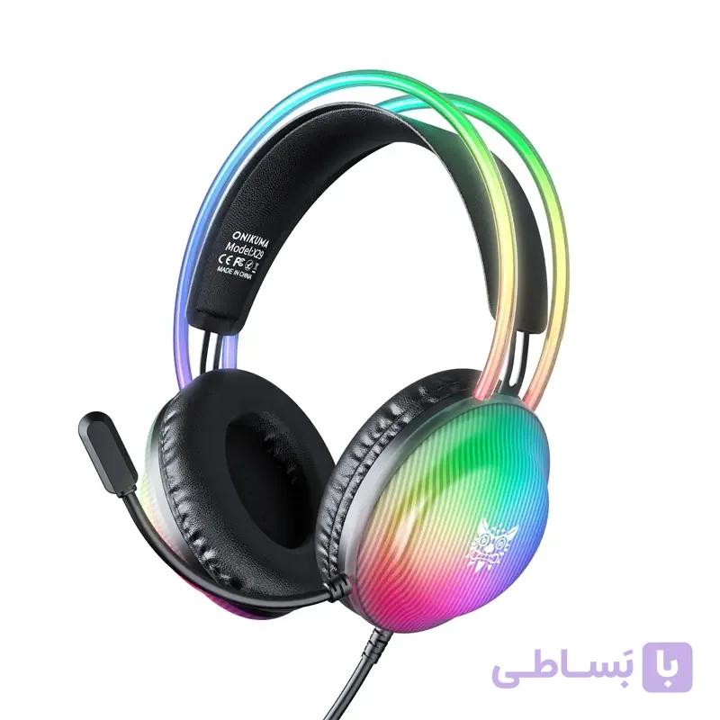 هدست گیمینگ ONIKUMA X29 RGB سیمی — تصویر 1