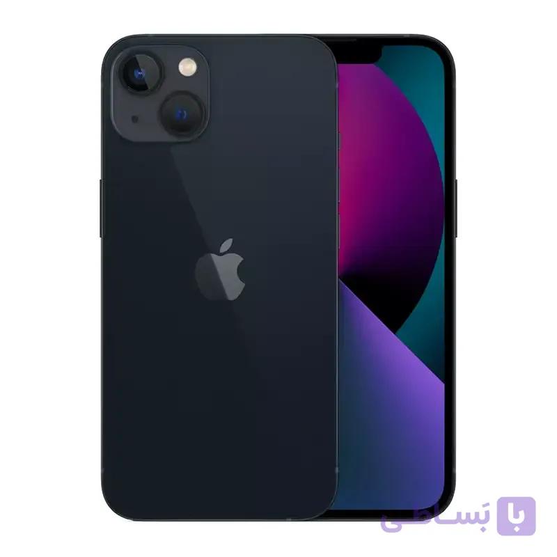 گوشی اپل iPhone 13 CH Midnight دو سیمکارت حافظه 128 رم 4 کارکرده با رجسیتر — تصویر 1