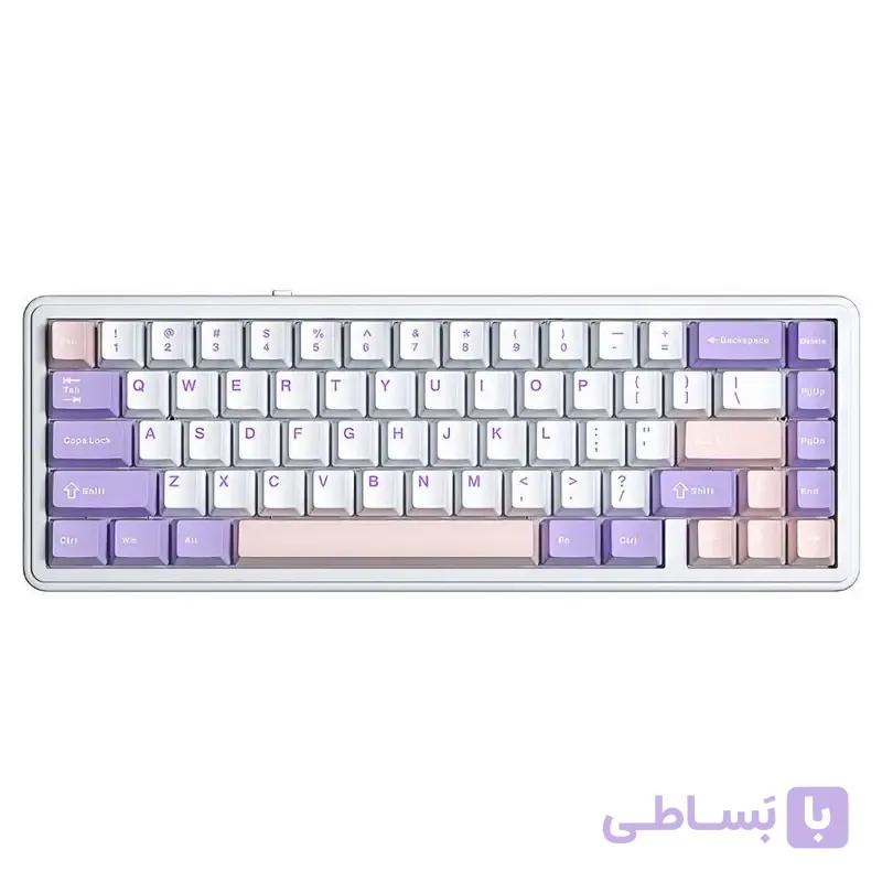 کیبورد گیمینگ AULA F65 مکانیکال 65% اتصال سه حالته — تصویر 1