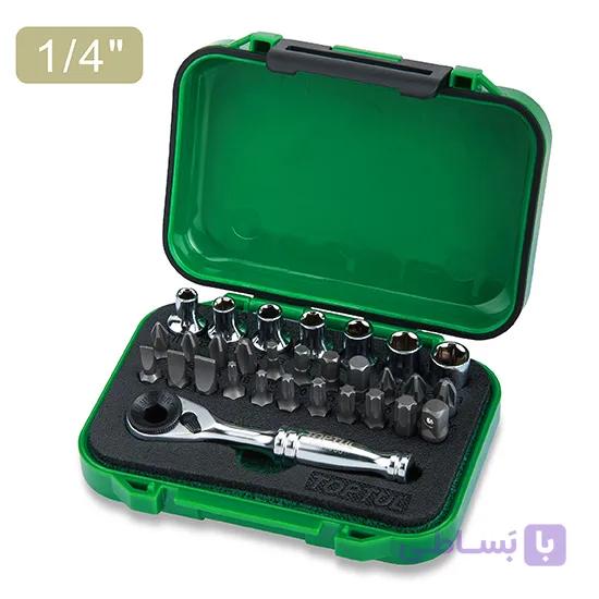 جعبه بکس و بیت 30 پارچه 1/4 تاپتول تایوان شناسه محصول: GABW3001