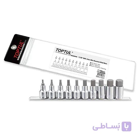 ست ریلی بکس1/2 آلنی 10 عددی تاپتول تایوان شناسه محصول: GAAG1005