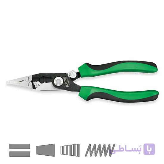 انبر سیم لخت کن همه کاره تاپتول تایوان شناسه محصول: DFBG2208 — تصویر 1