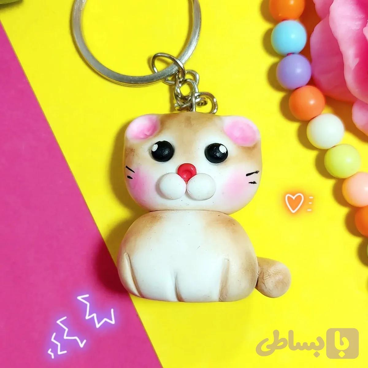 آویز و جاکلیدی گربه پیشی