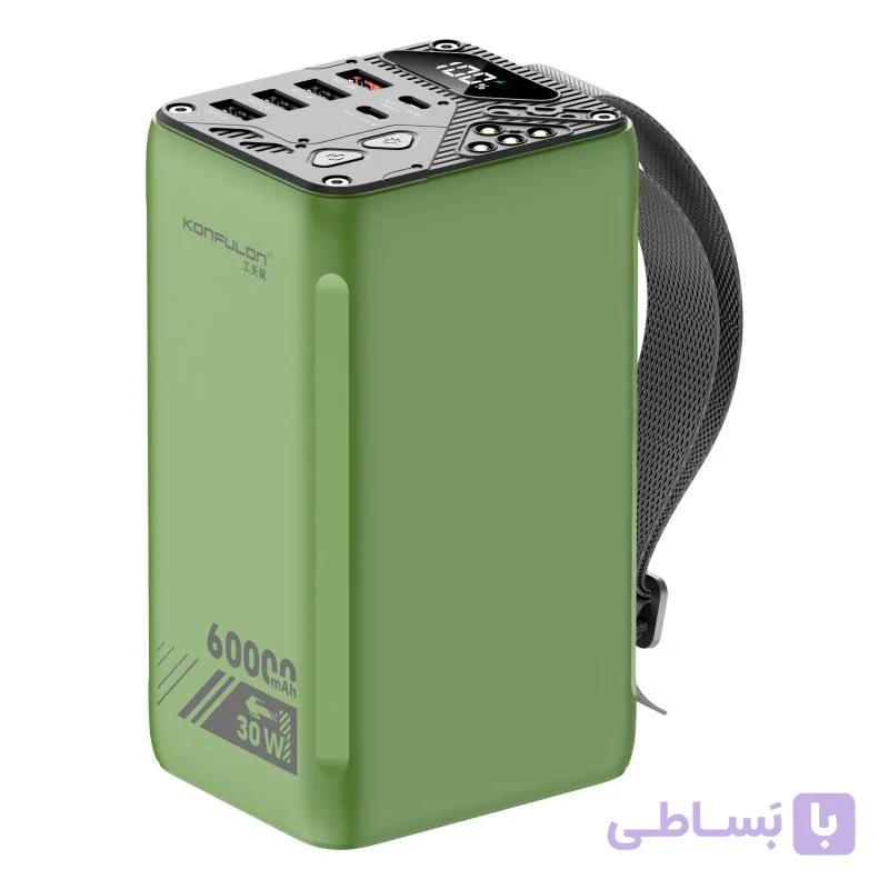 پاور بانک کانفلون 60000 میلی آمپر مدل A47Q — تصویر 1