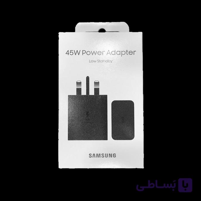 شارژر EP-T4510 سامسونگ 3 پین 45 وات سوپر فست شارژ 2.0 ساخت ویتنام — تصویر 1