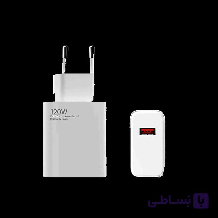 شارژر دیواری یو اس بی سوپر فست شارژ 120 وات شیائومی Xiaomi 120w USB charger MDY-12-EH