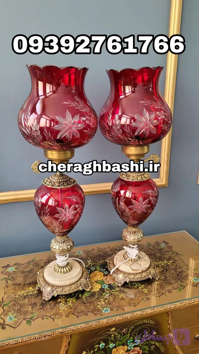 چراغ لامپا تراش پرکار سفارشی رنگ قرمز — تصویر 1