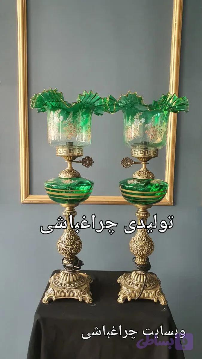چراغ لب چین خودرنگ رنگ سبز