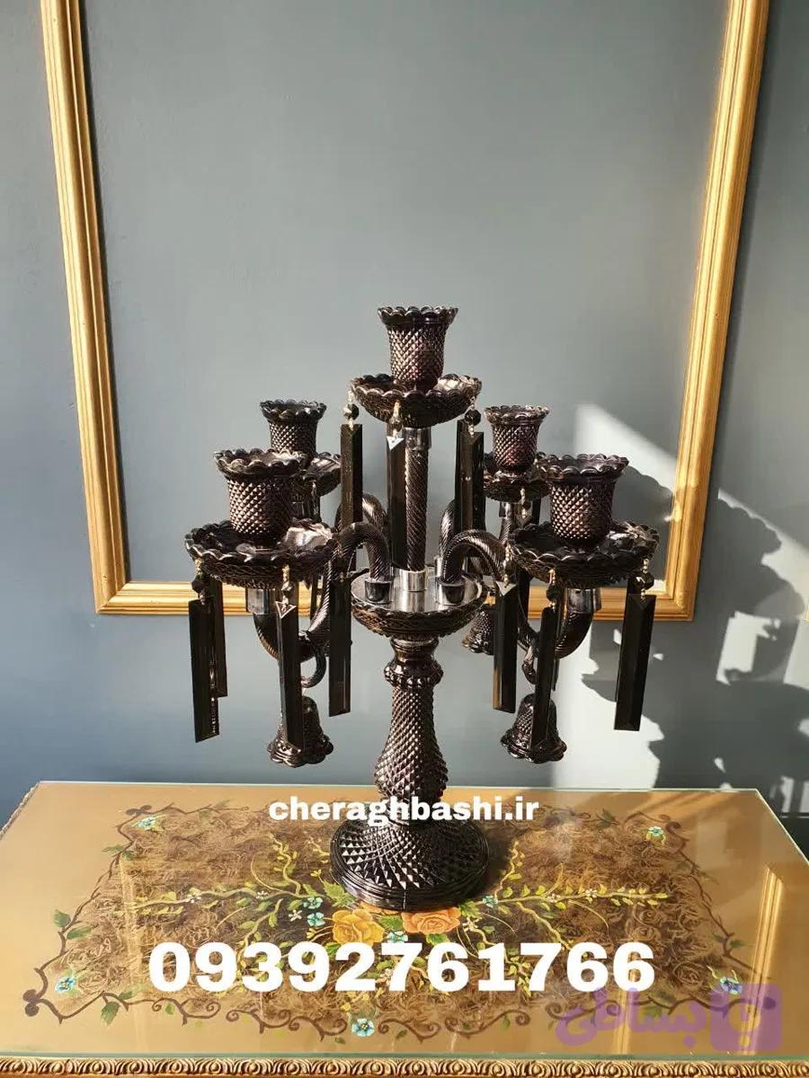 شمعدان پنج شاخه باکارات