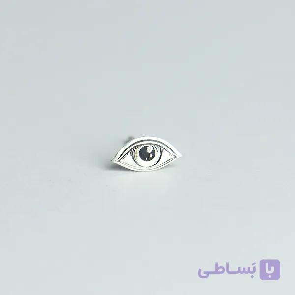 پیرسینگ نقره تک چشم — تصویر 1