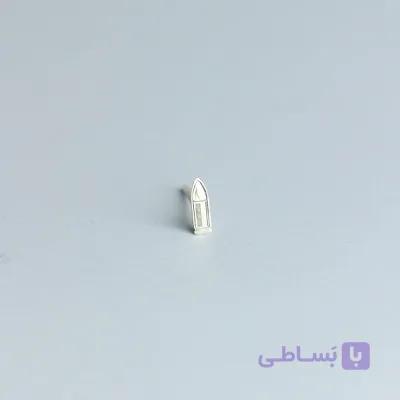 پیرسینگ نقره گلوله — تصویر 1