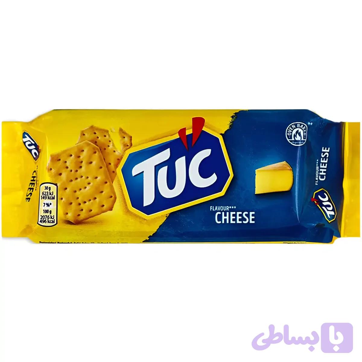 بیسکویت کراکر توک با طعم پنیر Tuc Cheese Flavour وزن 100 گرم