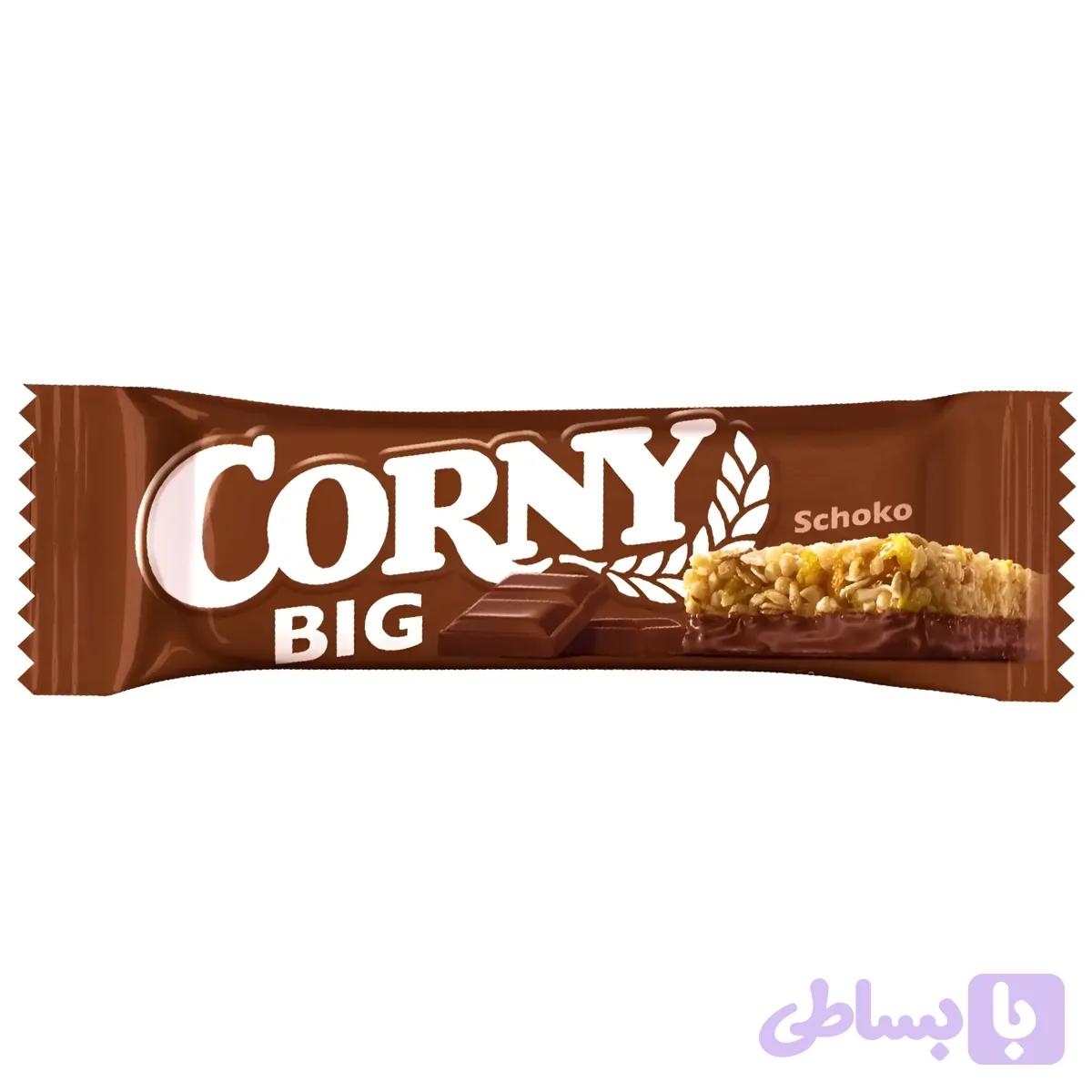 غلات بار بیگ کورنی با طعم شکلاتی Corny Big Schoko وزن 50 گرم 3 عددی