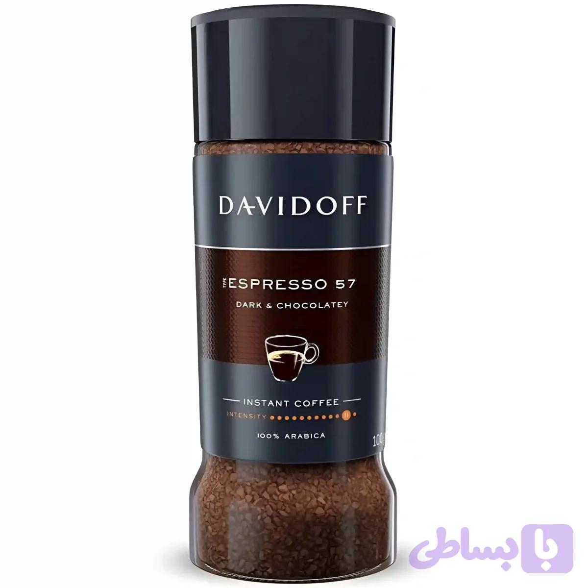 قهوه فوری دیویدوف مدل اسپرسو Davidoff Espresso 57 وزن 100 گرم