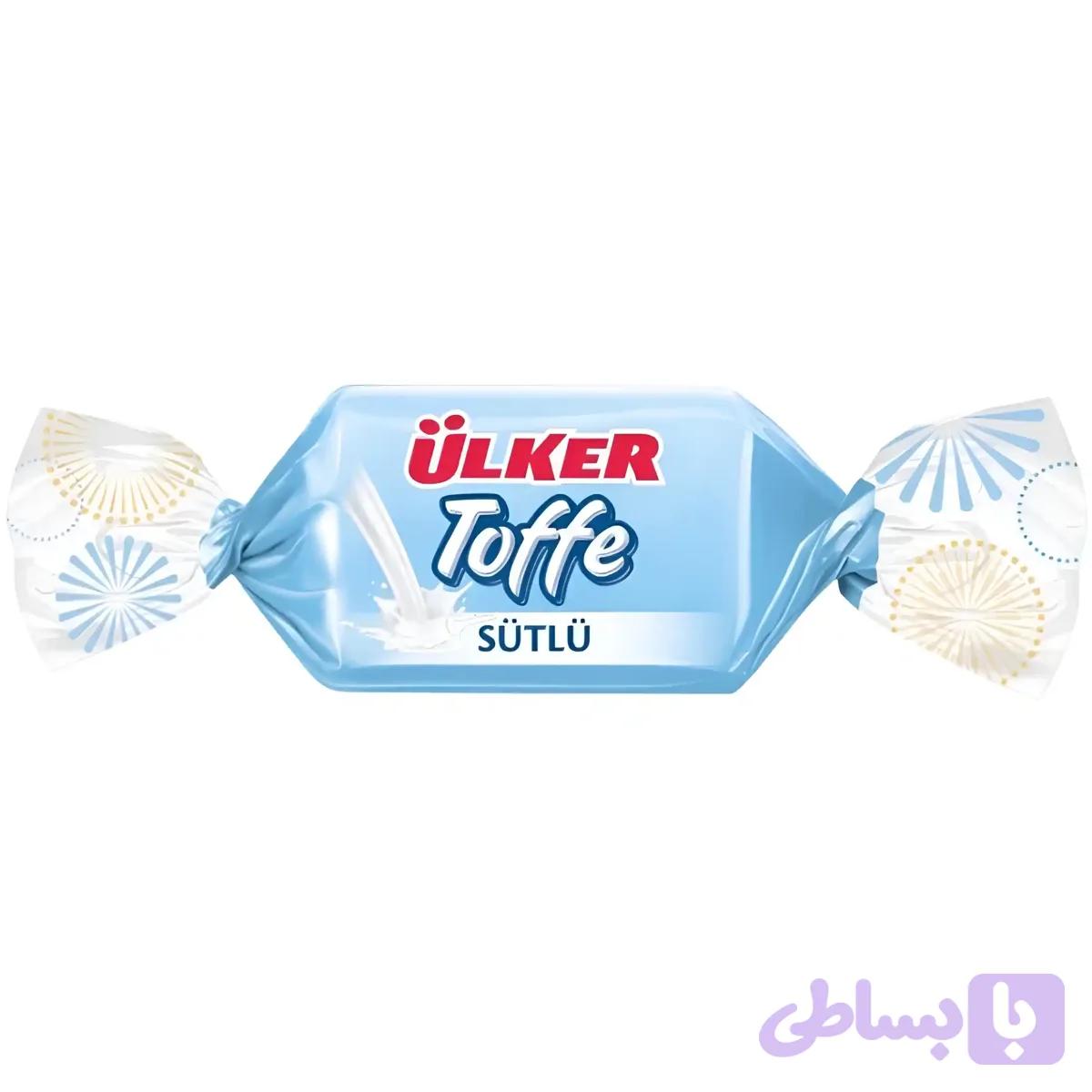 تافی اولکر با طعم شیری Ulker Toffe Sutlu بسته 1 کیلویی — تصویر 1
