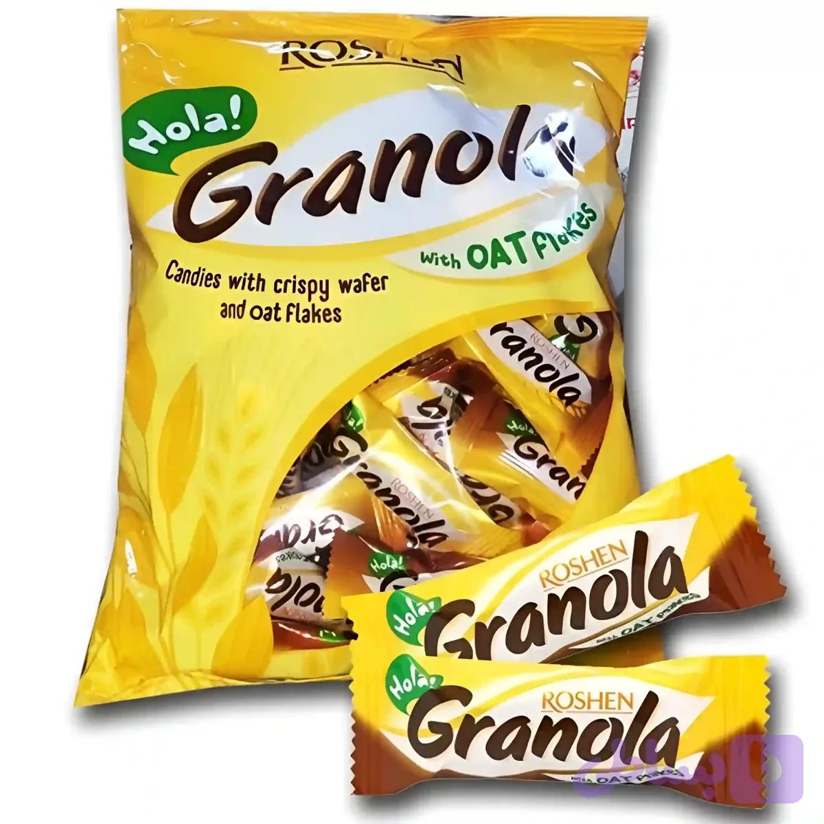 شکلات شیری گرانولا روشن با جو دوسر پرک Roshen Granola With Oat Flakes وزن 500 گرم