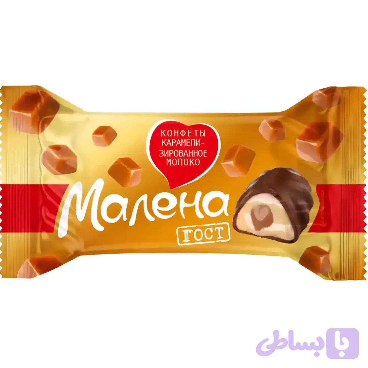 شکلات ژله‌ ای مالنا آکوند با مغز کارامل و خامه Akkond Malena بسته یک کیلویی