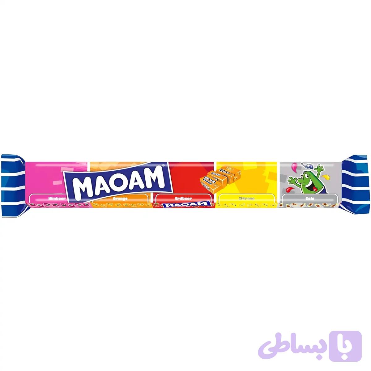 تافی میوه ای مائوم در 5 طعم Maoam Original وزن 110 گرم 3 عددی