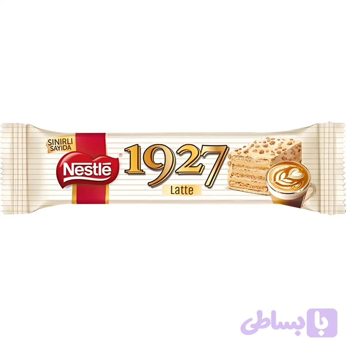 ویفر شکلات 1927 نستله با کرم لاته Nestele Latte 1927 وزن 30 گرم