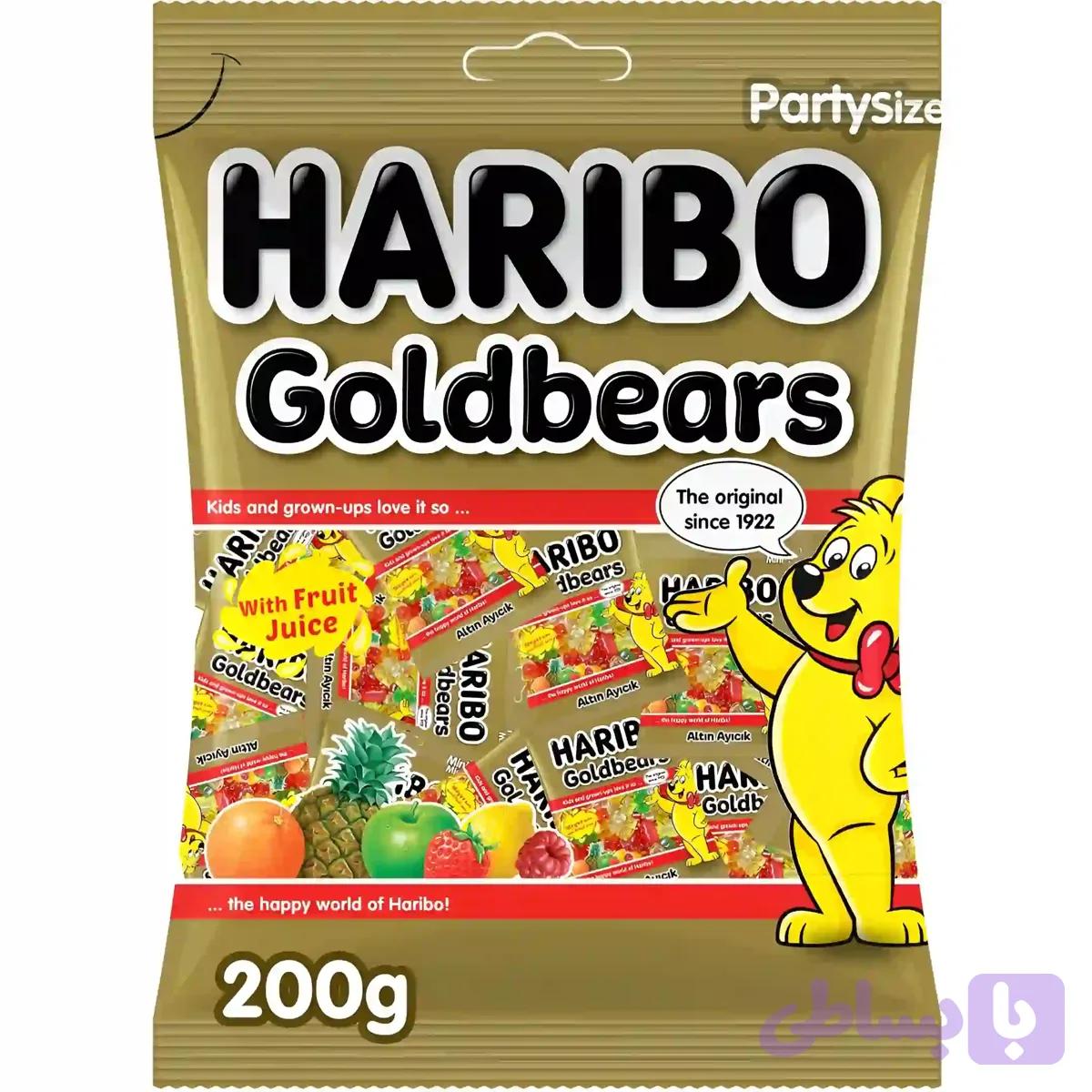پاستیل هاریبو خرس طلایی Haribo Goldbears Fruit Flavour وزن 200 گرم