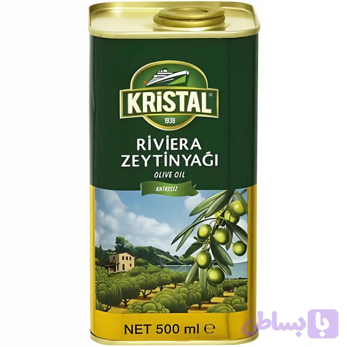 روغن زیتون ریویرا کریستال Kristal Riviera Zeytinyagi حجم 500 میل