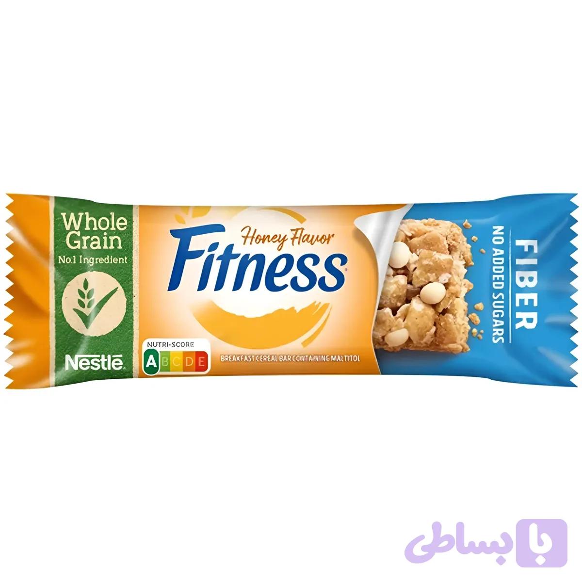 غلات بار فیتنس با طعم عسل بدون شکر Fitness Honey Flavour وزن 23.5 گرم 6 عددی