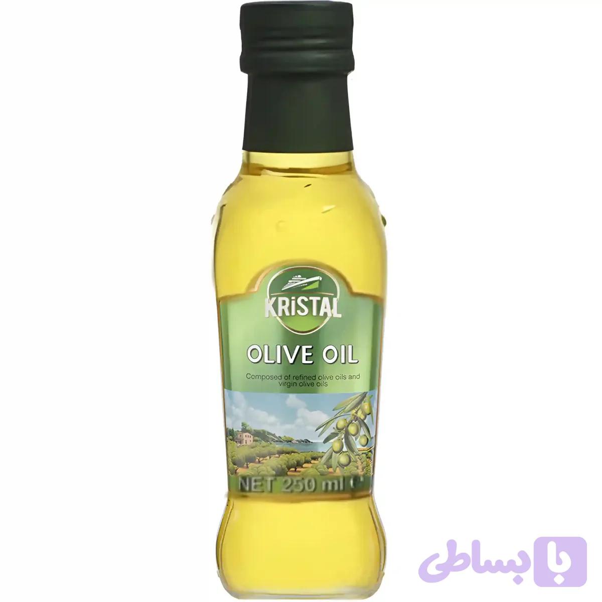 روغن زیتون کریستال Kristal Olive Oil حجم 500 میل