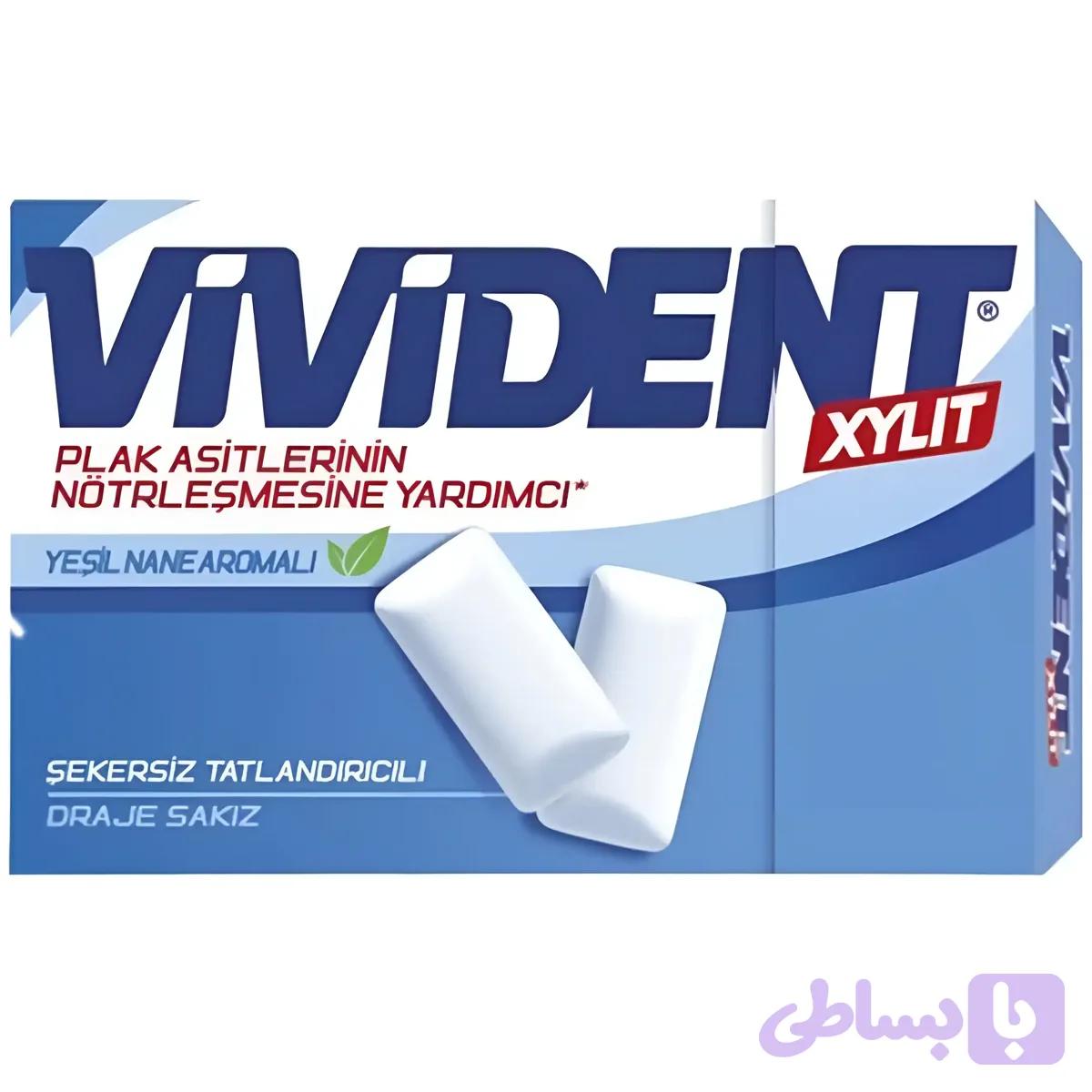 آدامس ویویدنت با طعم نعنایی Vivident Xylit وزن 22 گرم