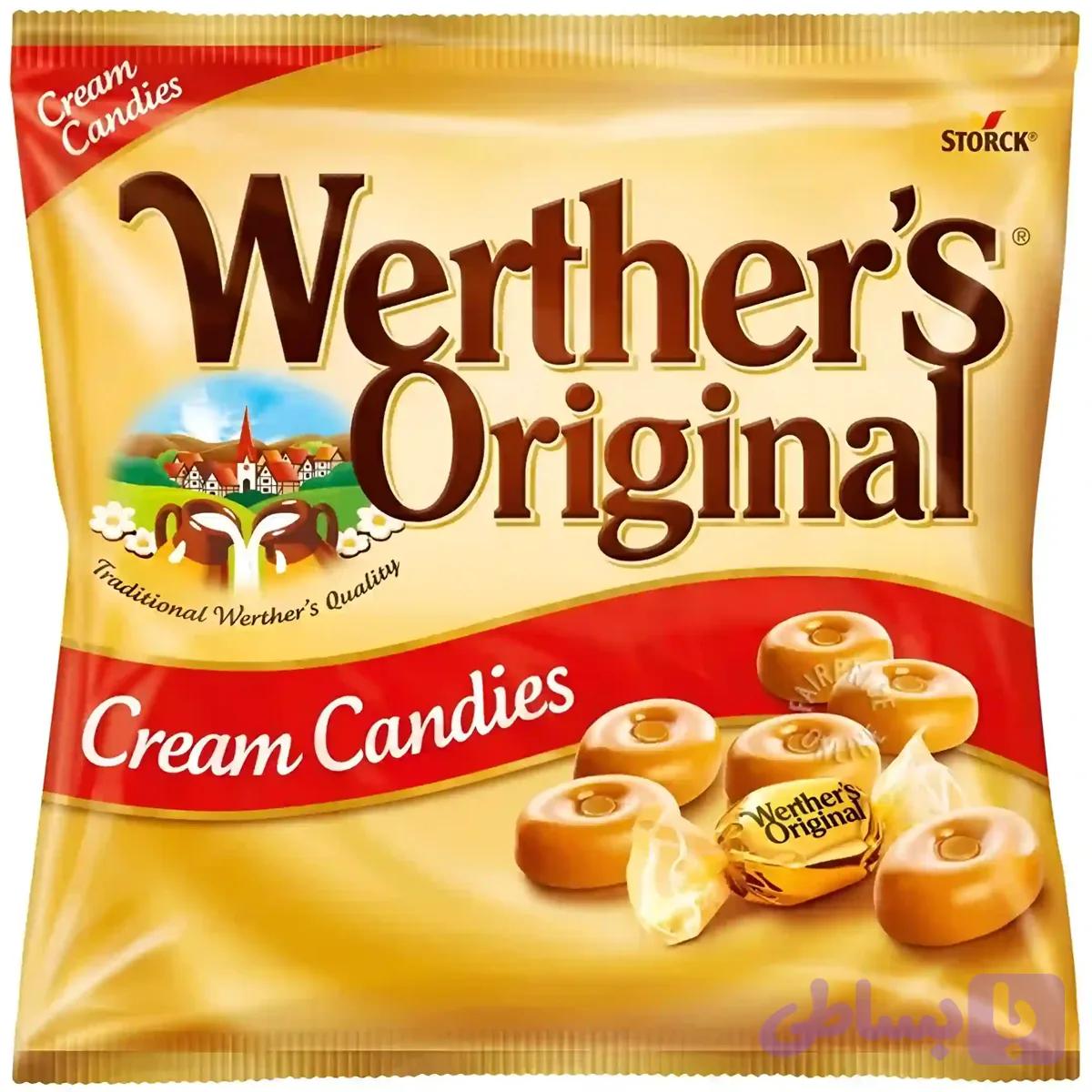 آبنبات کره ای وردرز اورجینال Werther’s Original Cream Candies بسته 400 گرمی — تصویر 1