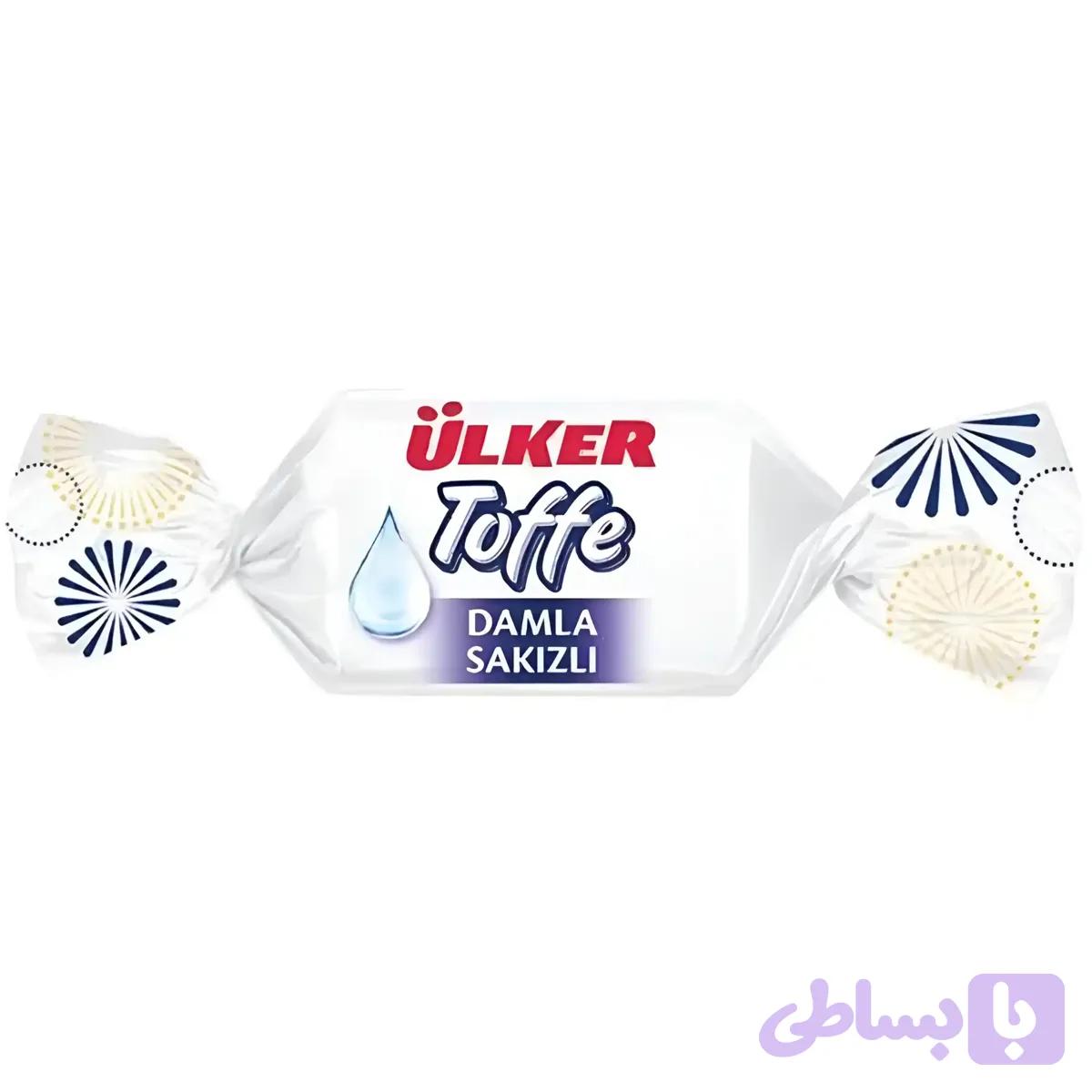 تافی اولکر با طعم سقز Ulker Toffe Damla Sakizli بسته 1 کیلویی