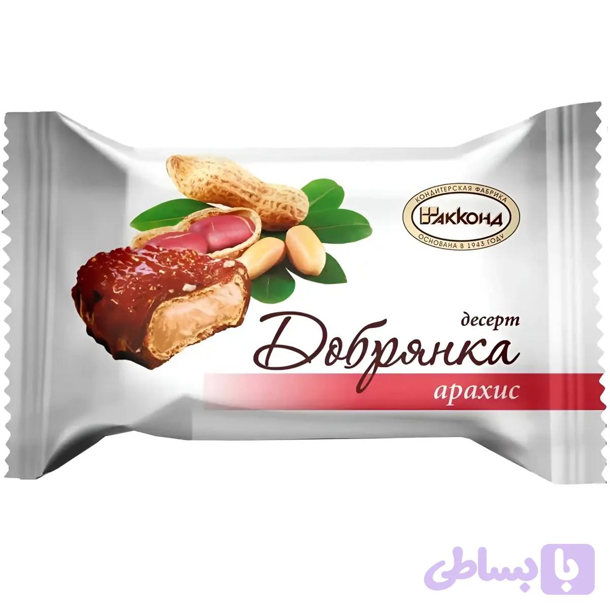 ویفر شکلاتی دوبریانکا آکوند Akkond Dobryanka مغز کرم بادام زمینی