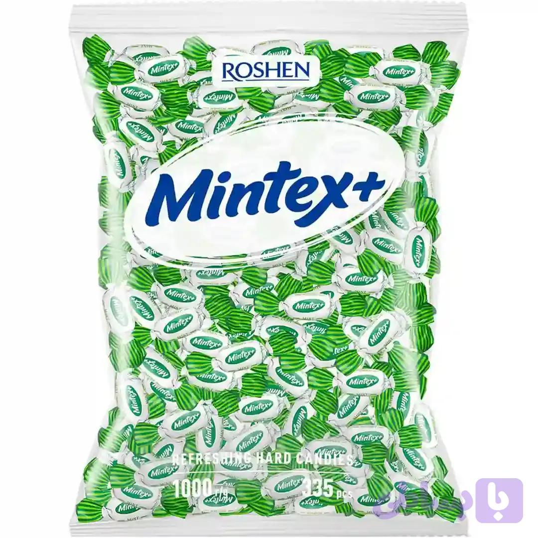 آبنبات روشن مینتکس با طعم لیمویی Roshen Mintex بسته 1 کیلویی