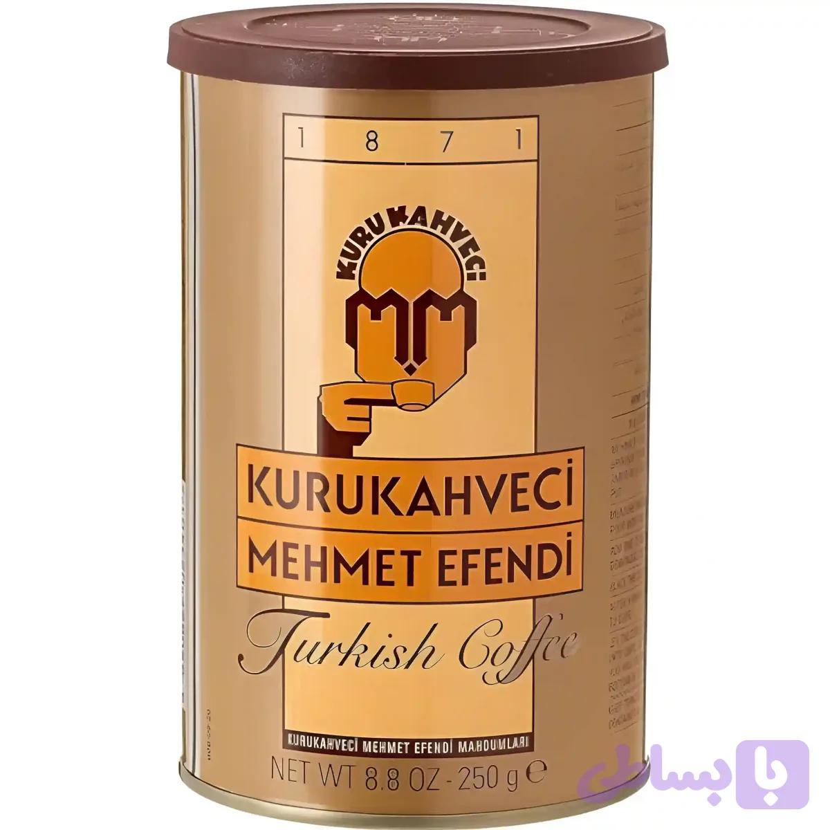 پودر قهوه مهمت افندی Mehmet Efendi Kuruk Kahveci وزن 500 گرم