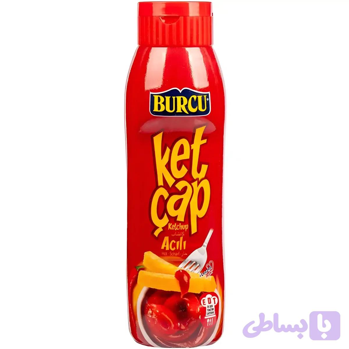 سس گوجه فرنگی فلفلی برجو Burcu Ketcap وزن 650 گرم