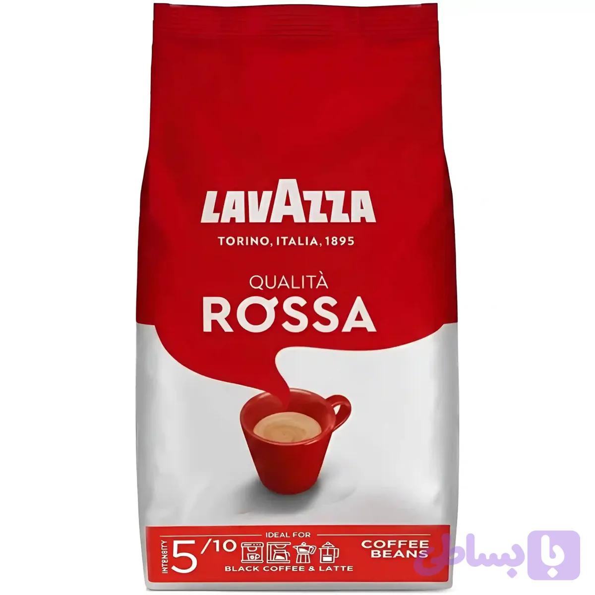 دانه قهوه لاوازا مدل کوالیتا روسا lavazza Qualita Rossa بسته 1 کیلویی