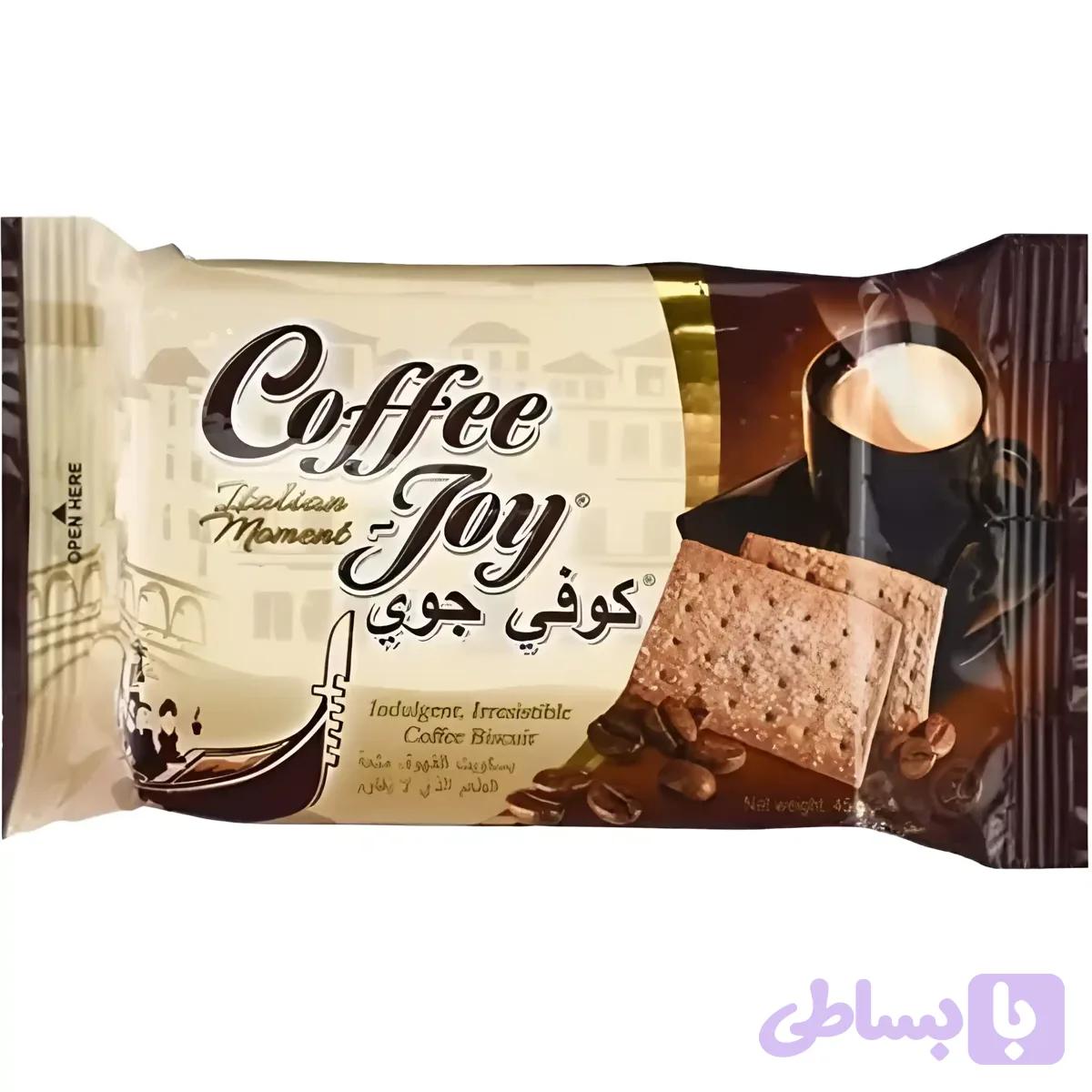 بیسکویت کافی جوی با طعم قهوه Coffee joy وزن 45 گرم