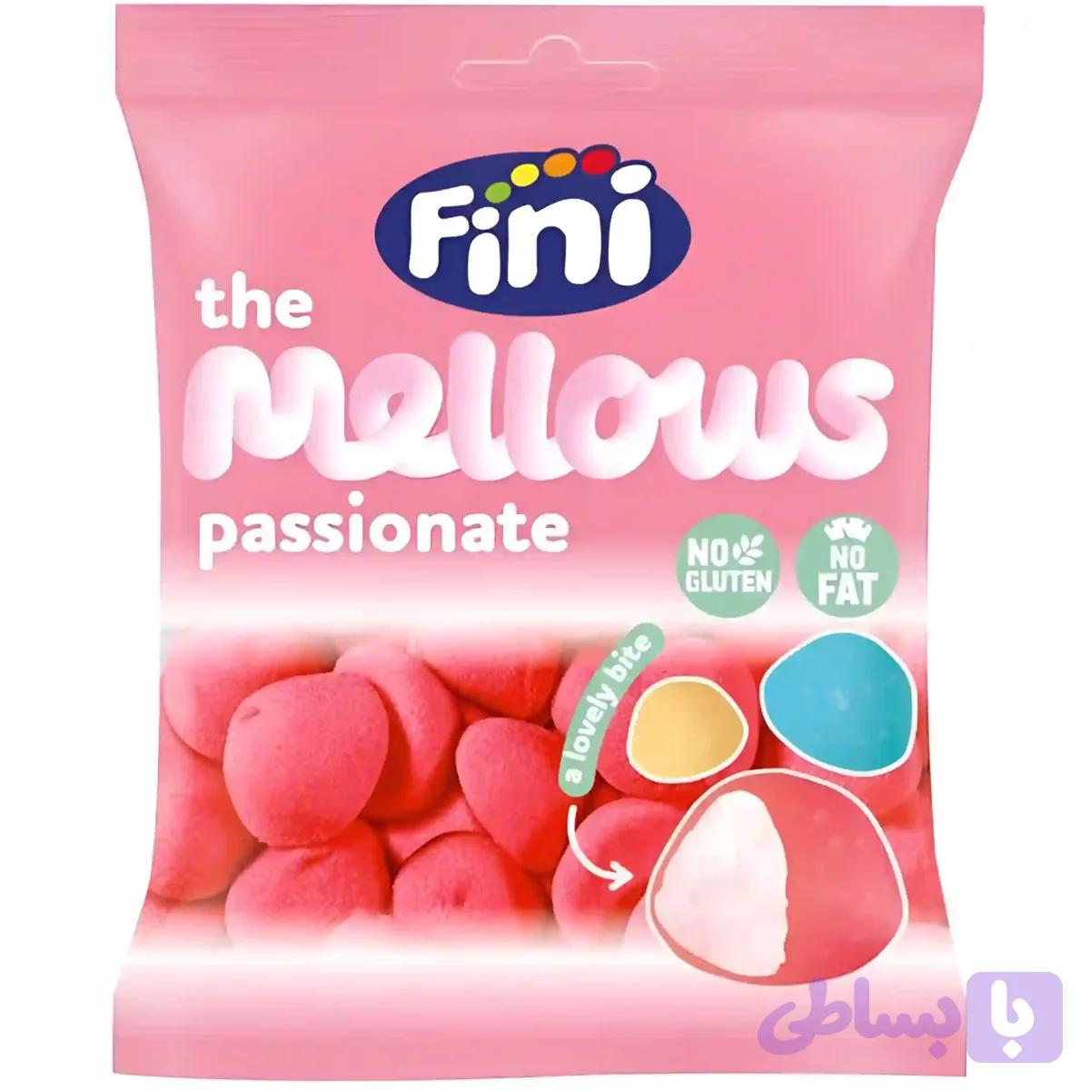مارشمالو فینی مدل رندوم بدون گلوتن بدون چربی Fini The Mellows Random وزن 135 گرم