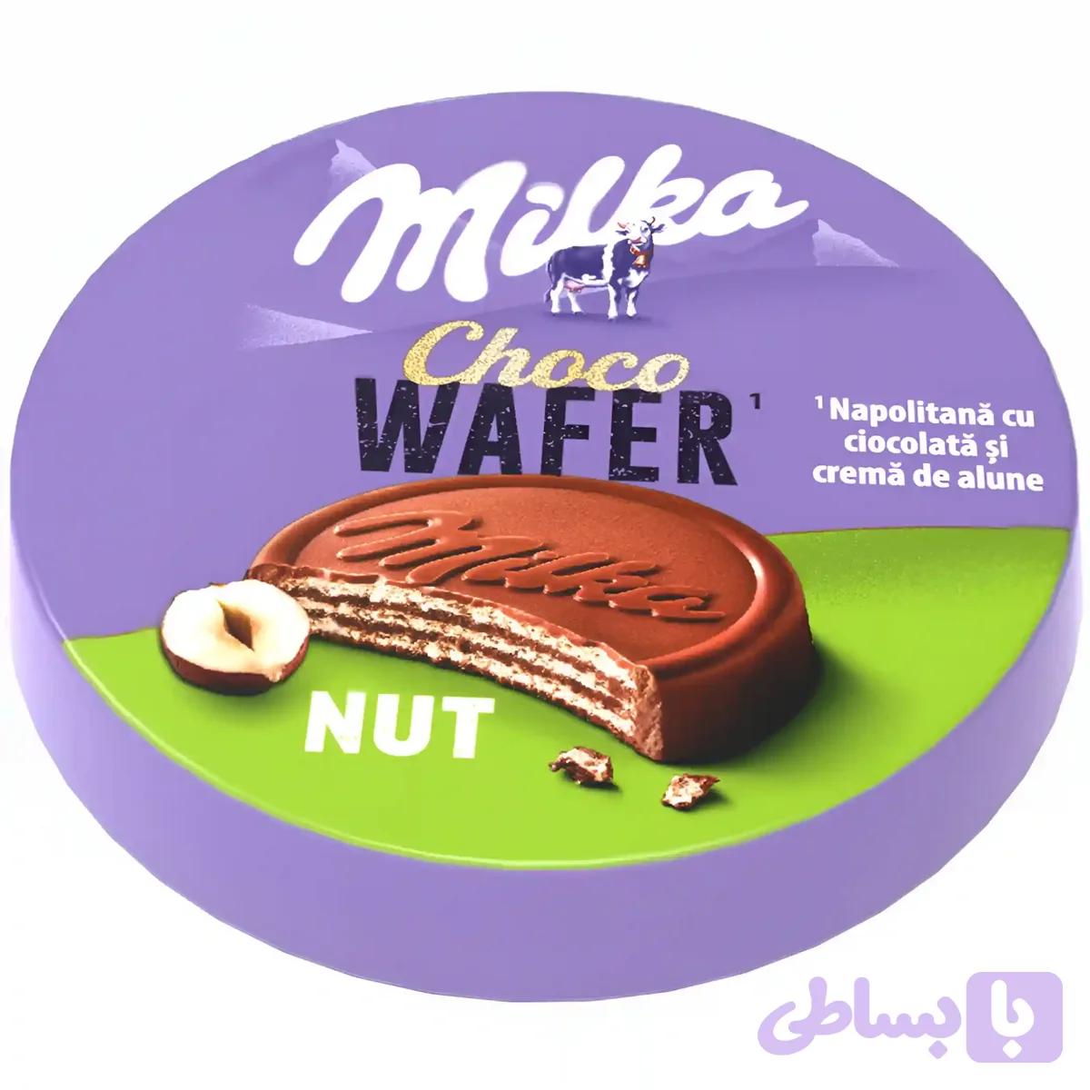ویفر سکه‌ ای چوکو میلکا Milka Choco Wafer وزن 30 گرم 6 عددی