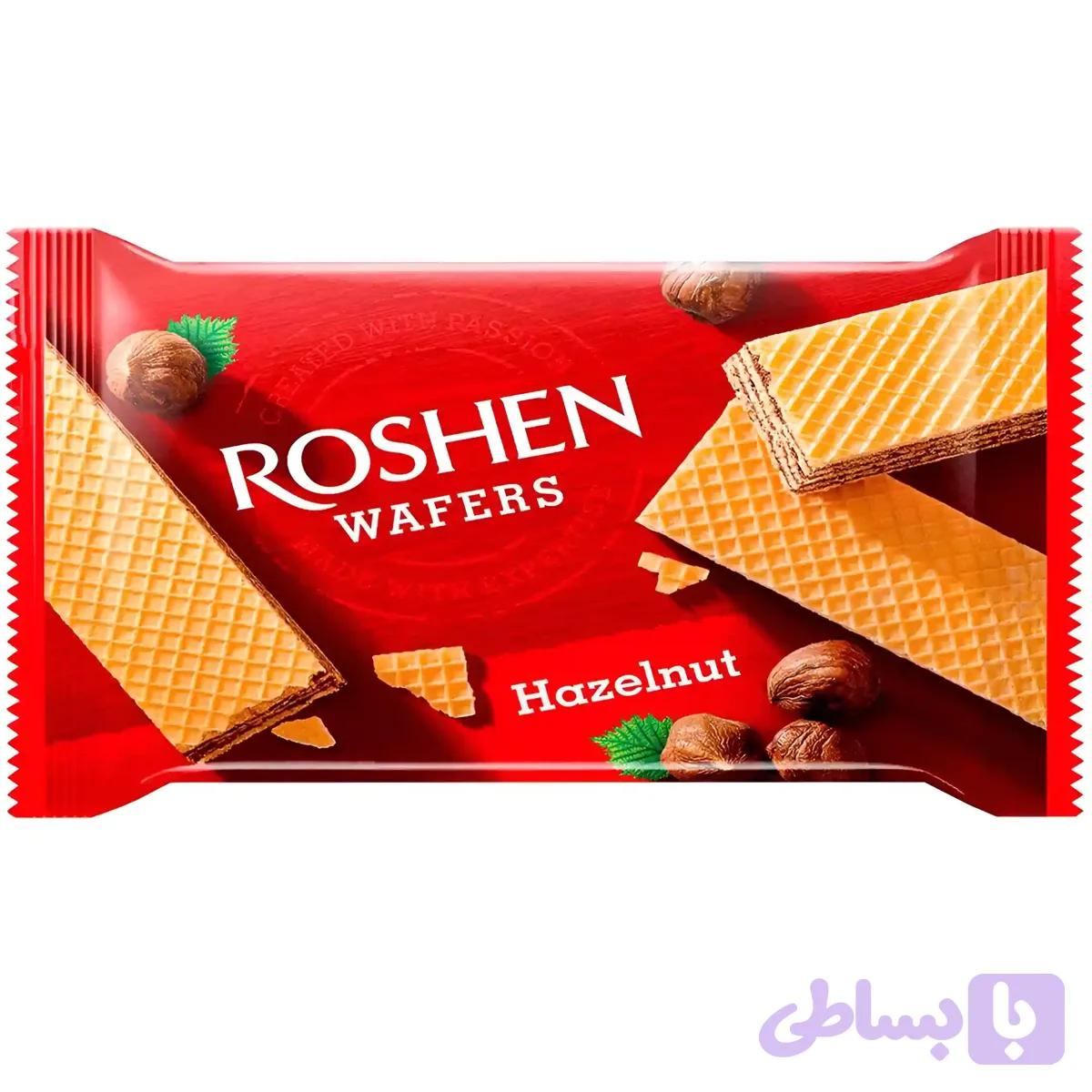 ویفر روشن با کرم فندقی Roshen Wafers Hazelnut وزن 216 گرم