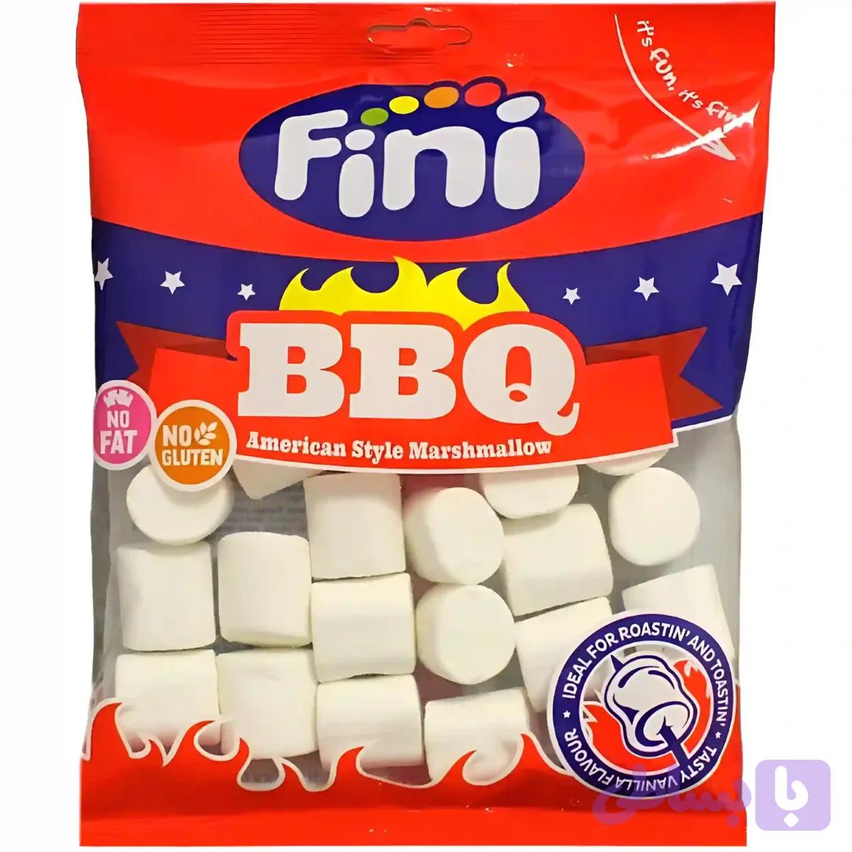 مارشمالو باربیکیو فینی بدون گلوتن و چربی Fini BBQ وزن 200 گرم — تصویر 1