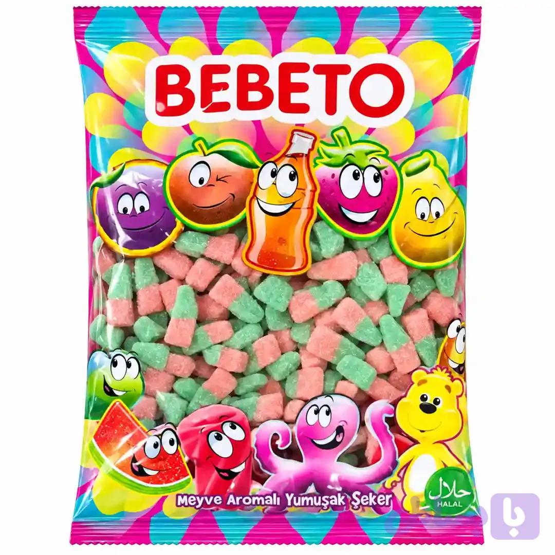 پاستیل ببتو مدل نوشابه هندوانه ای Bebeto بسته یک کیلویی