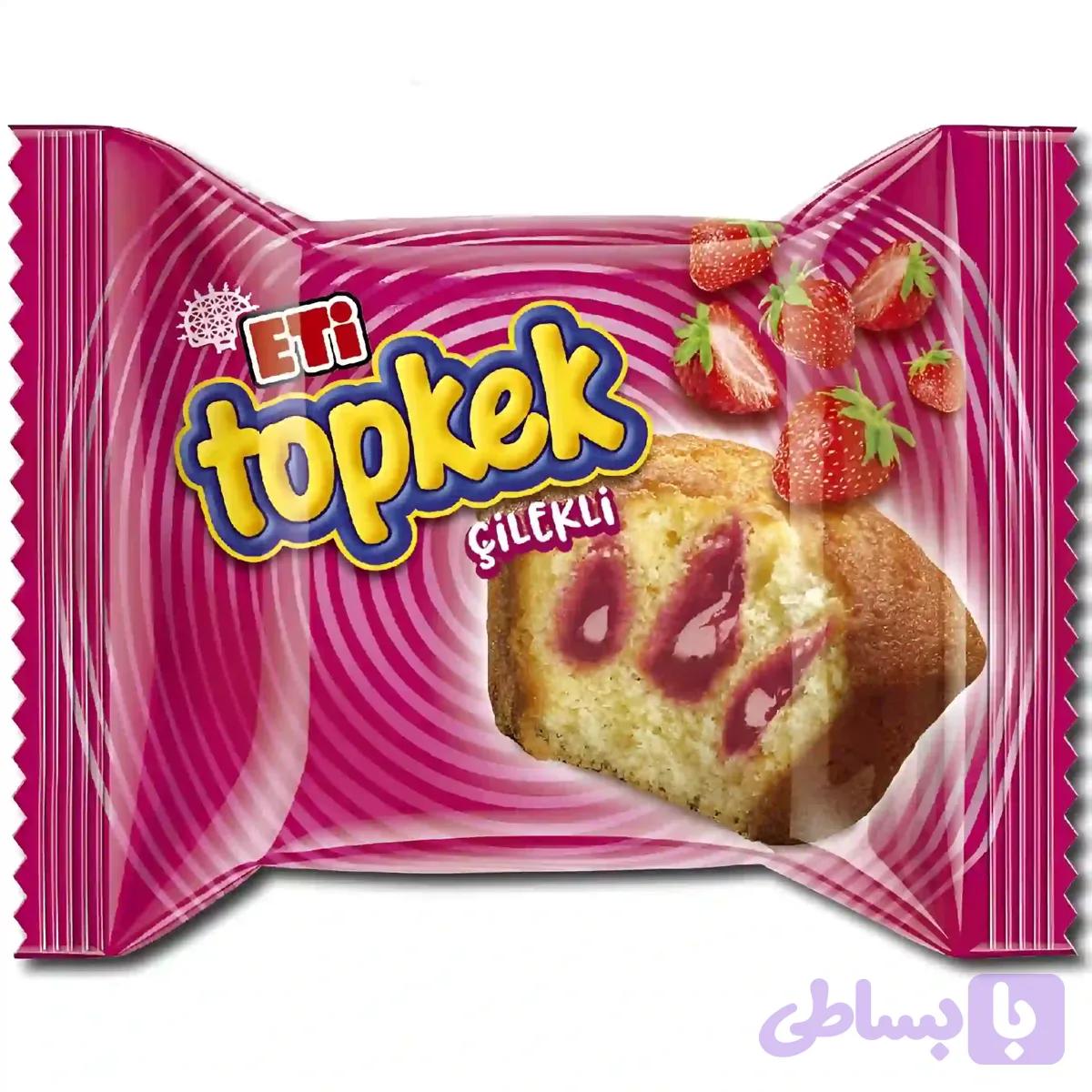 تاپ کیک اتی Eti Topkek با کرم توت فرنگی 40 گرم