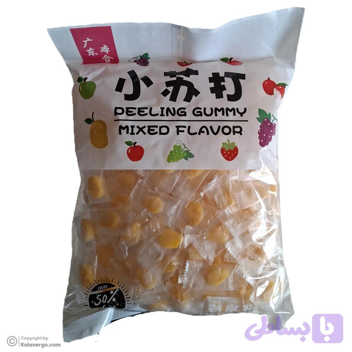 پاستیل مینت کندی پلینگ گامی Mint Candy Peeling Gummy با طعم میوه ای بسته 1 کیلویی