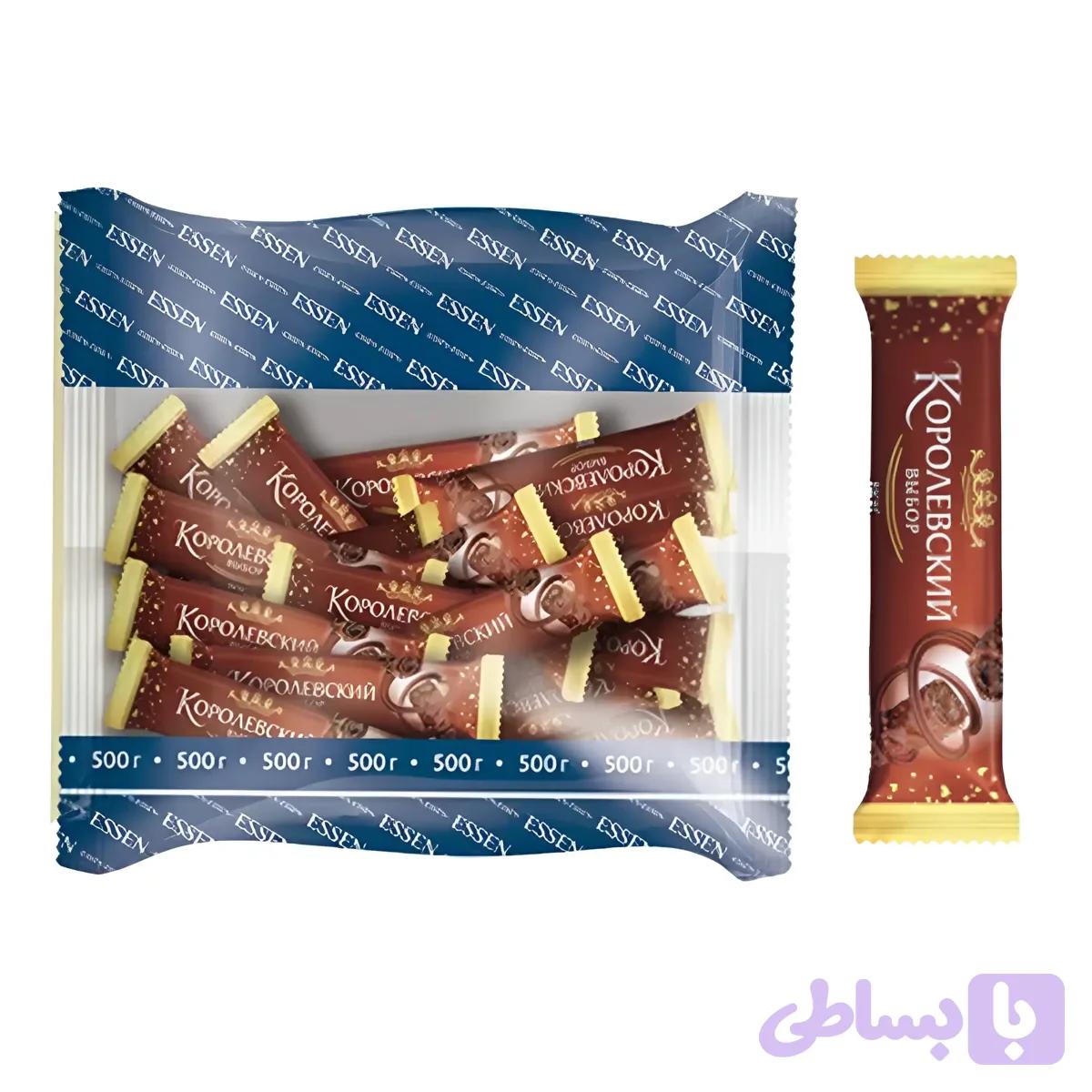 شکلات رویال چویس اسن با روکش نارگیل Essen Конфеты Королевский وزن ۵۰۰ گرم