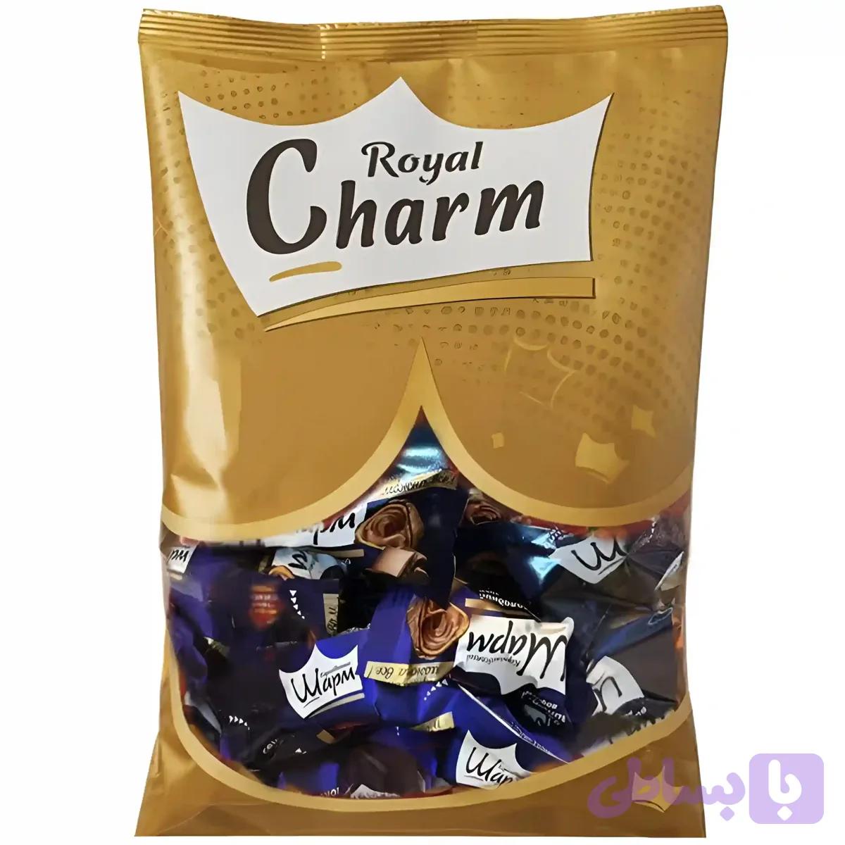 ویفر پذیرایی هرمی ABK مدل Royal Charm با کرم شیر پخته 1 کیلویی