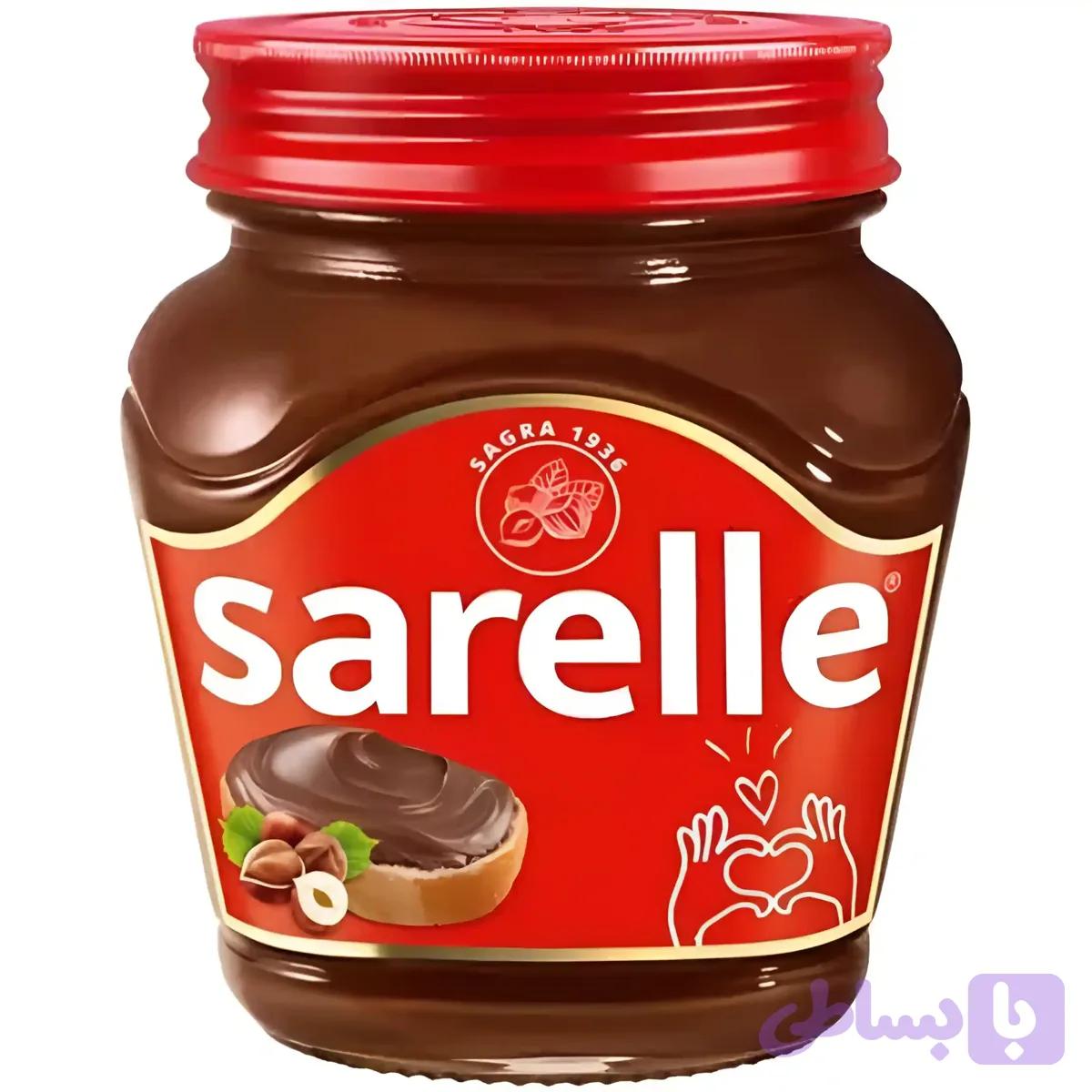 شکلات صبحانه دو رنگ سارله با کرم فندقی Sarelle Dou وزن 350 گرم