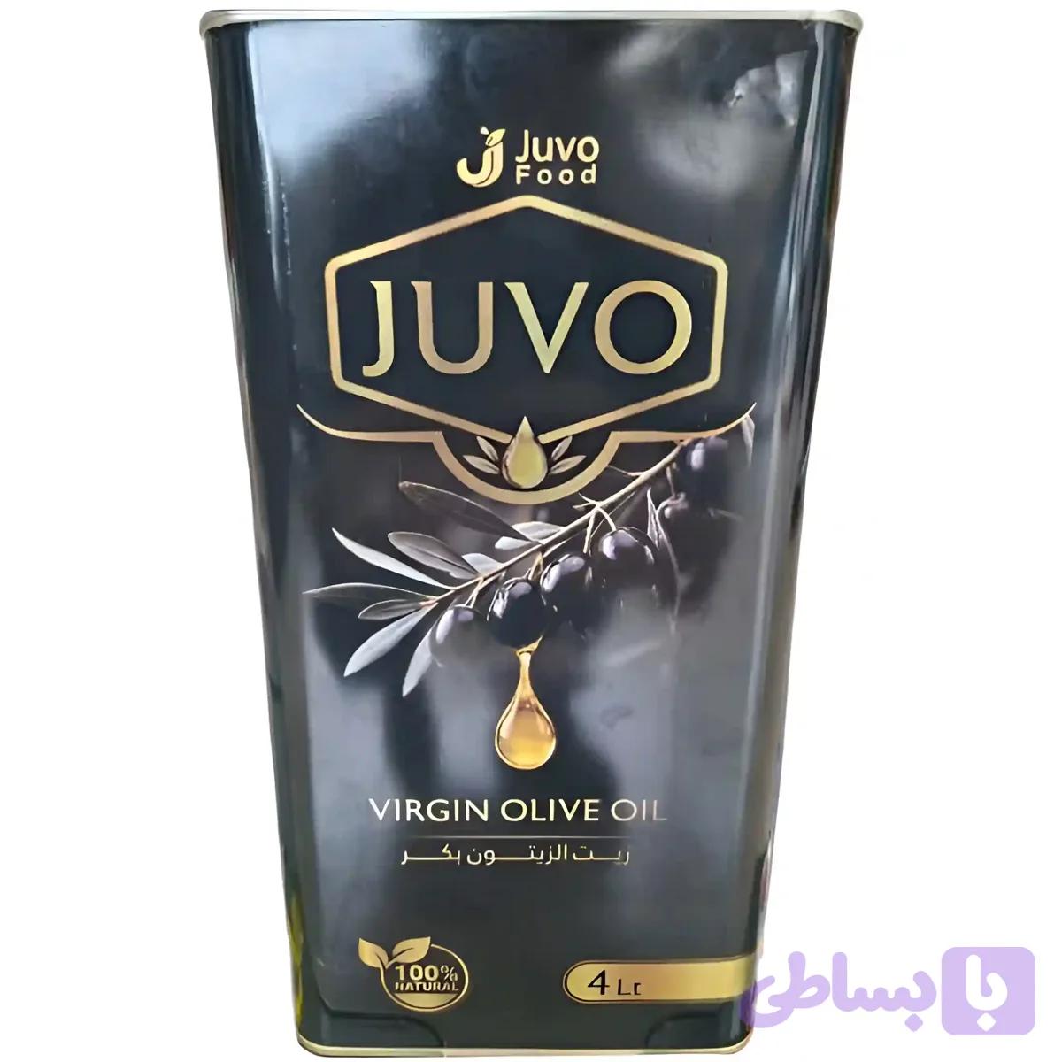 روغن زیتون بکر جووو Juvo Virgin Olive Oil حجم 4 لیتر