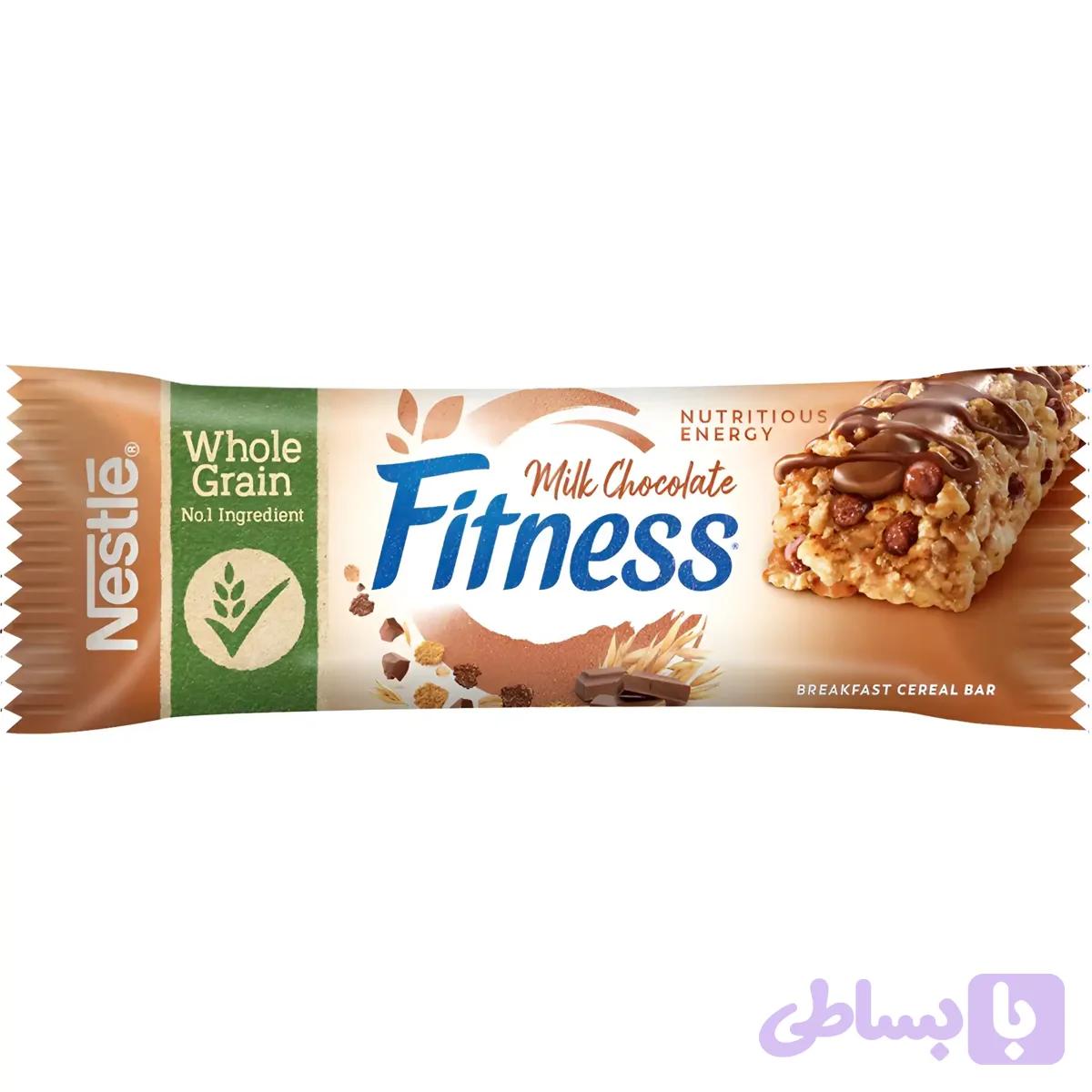 غلات بار فیتنس با طعم شکلات شیری Fitness Milk Chocolate وزن 23.5 گرم 6 عددی