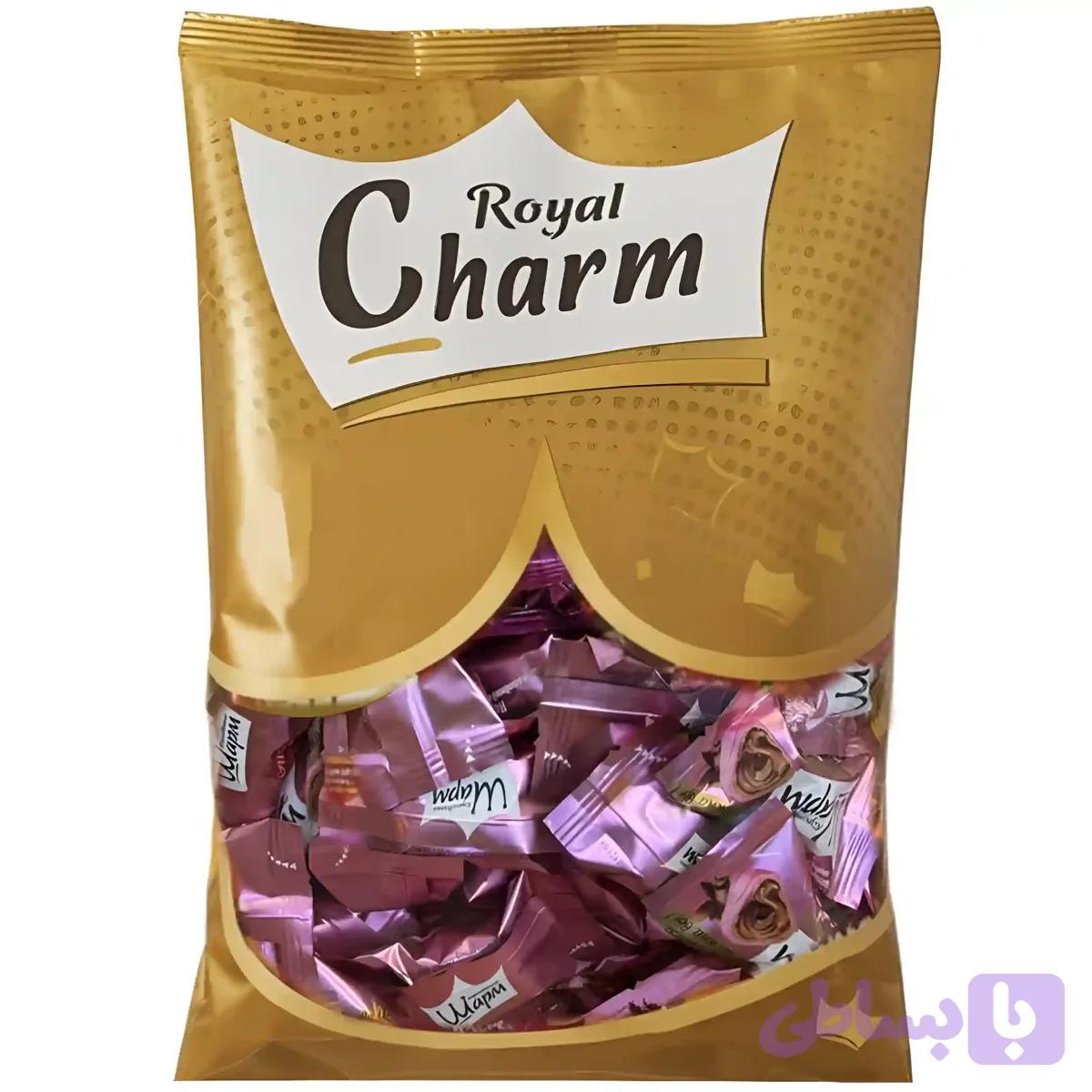 ویفر پذیرایی هرمی ABK مدل Rose با کرم شکلات و گل سرخ 1 کیلویی