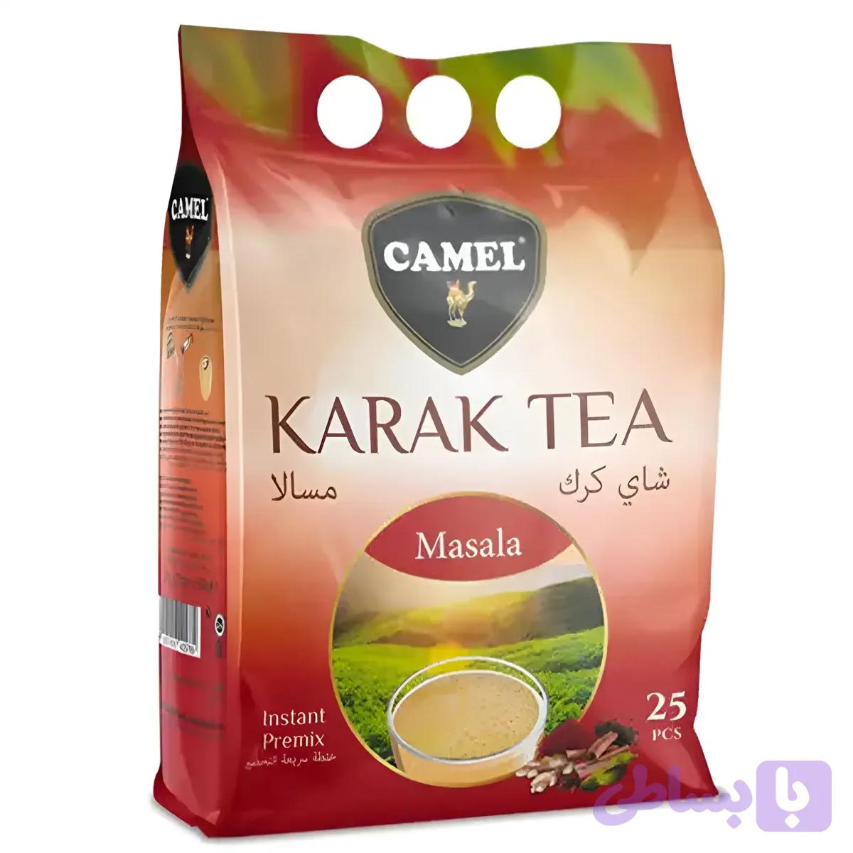 چای کرک کمل با طعم ماسالا Camel Karak Tea Masala بسته ۲۵ عددی وزن 500 گرم